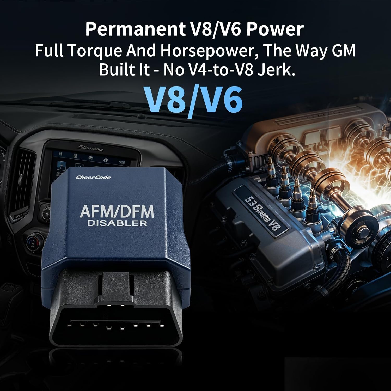 Detalle de CHEERCODE AFM/DFM Disabler OBD2 Plug-In