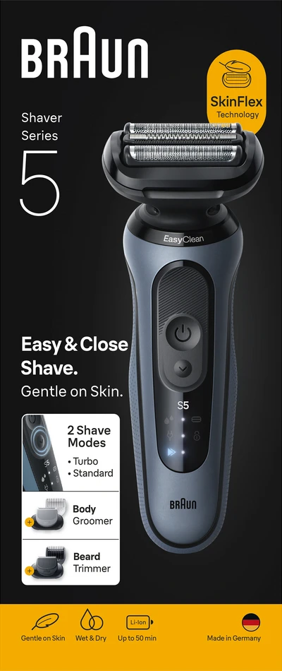 Thumbnail 6 de Braun Series 5 52-A1650S Azure trimmer 🔪