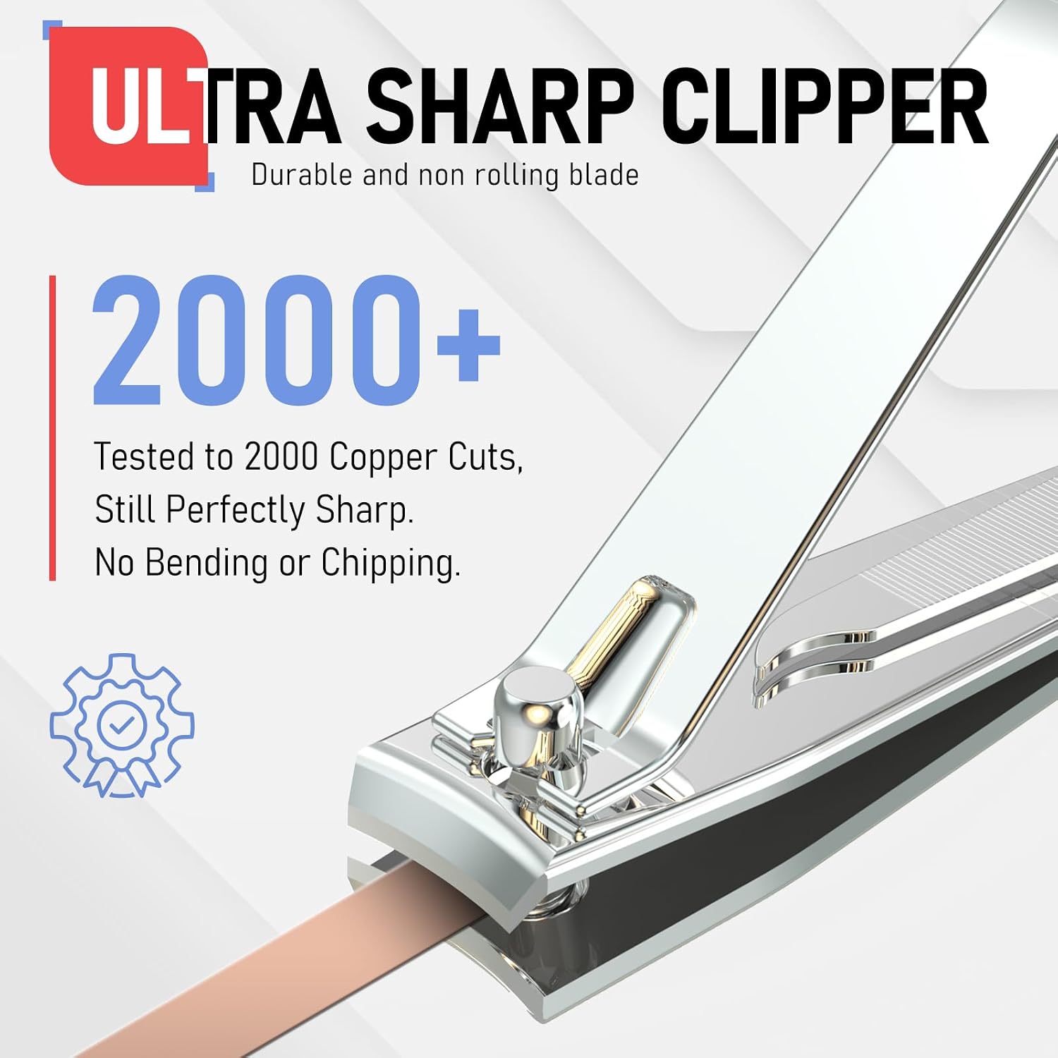 Detalle de firiKer Nail Clipper Set (Stainless Steel) with Integrated Nail File