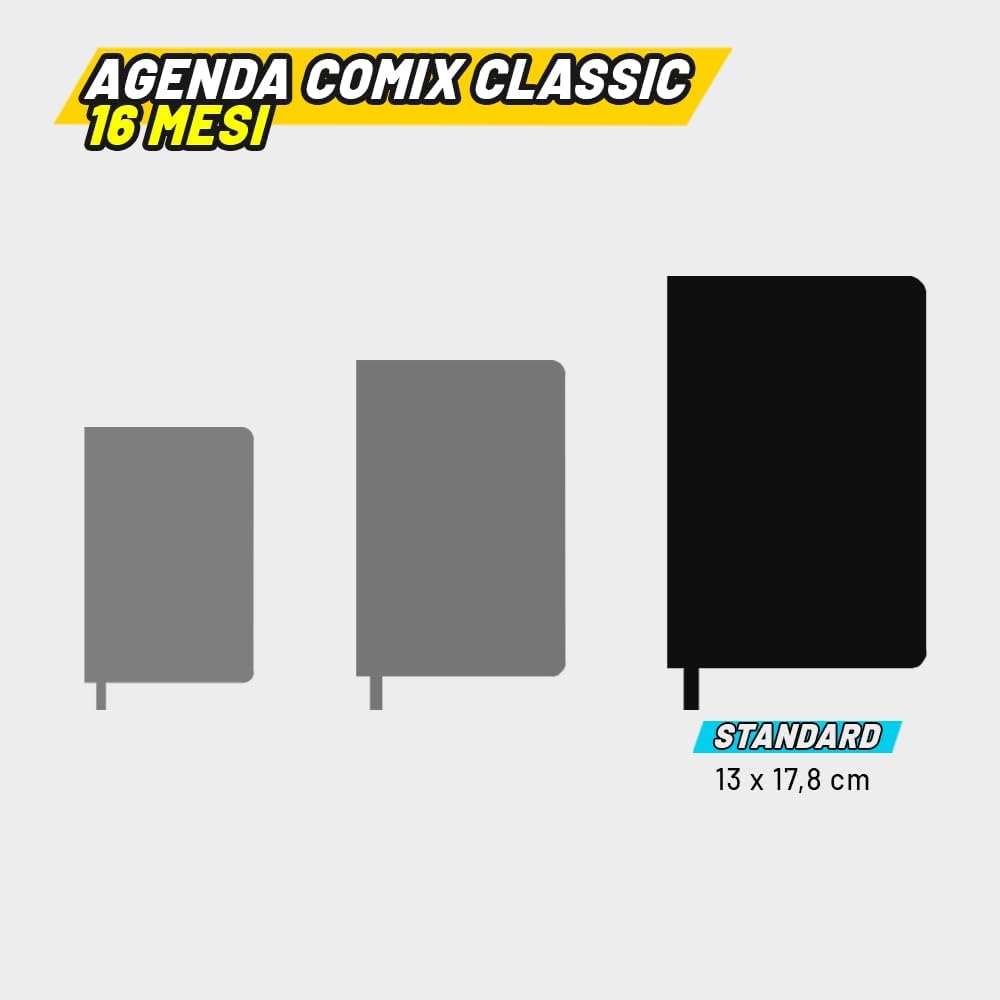 Thumbnail 4 de COMIX Agenda 2027 Giornaliera 16 Mesi – Copertina rigida, 576 pagine, 13x17,8 cm