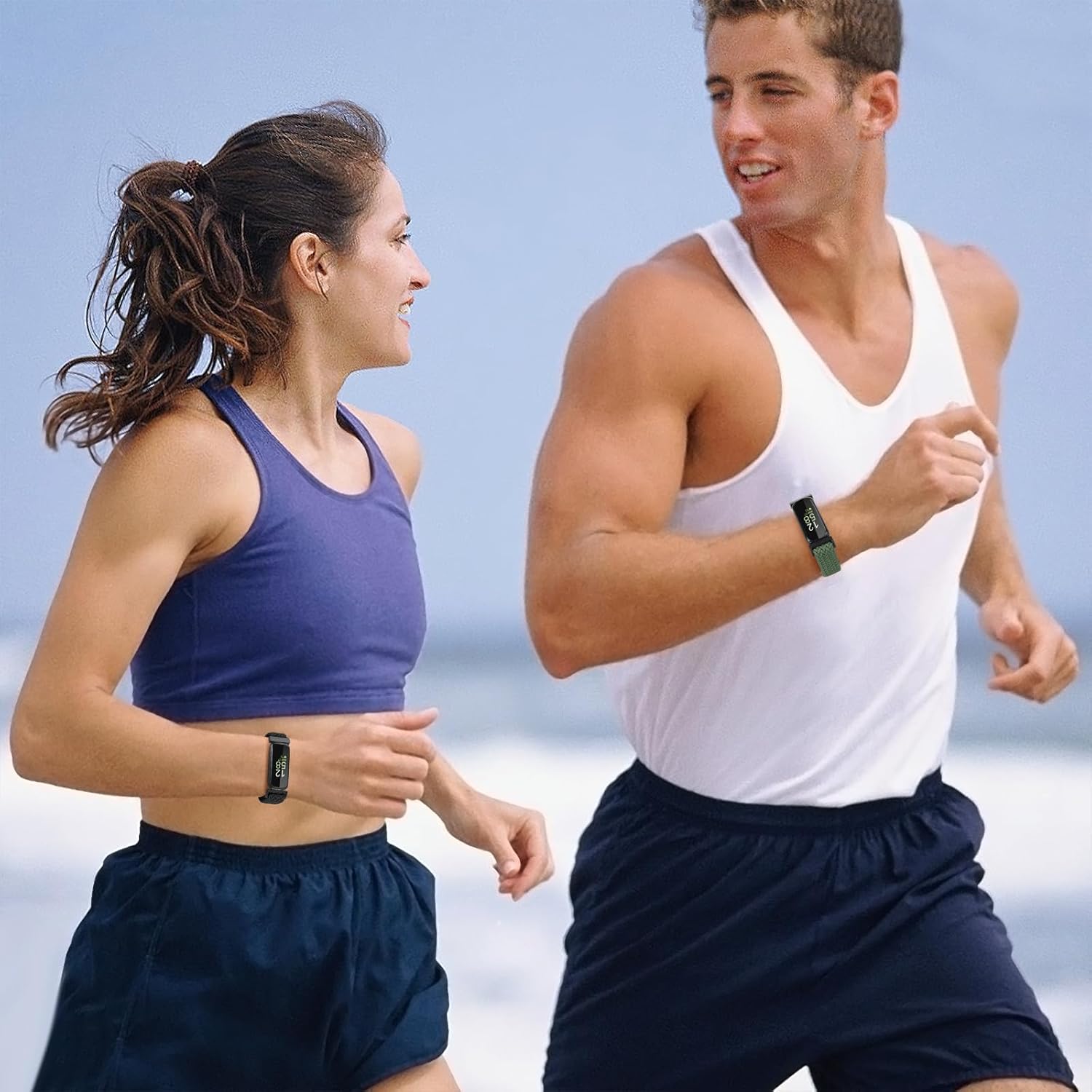 Thumbnail 6 de BTTNG 2-Pack Elastic Braided Straps for Fitbit Inspire 3 / Inspire 2 / Inspire / Inspire HR / Ace 3 / Ace 2