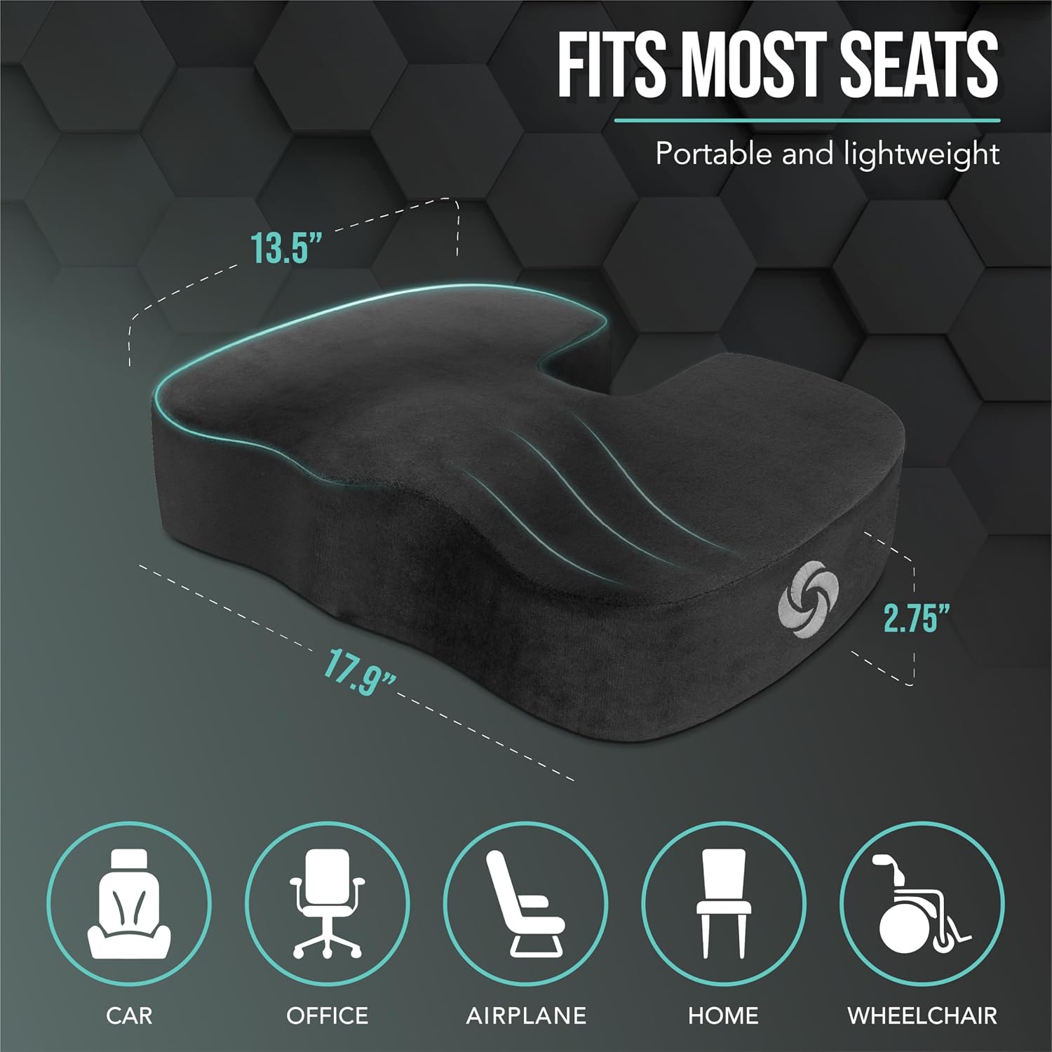 Detalle 2 de Samsonite Memory Foam Seat Cushion