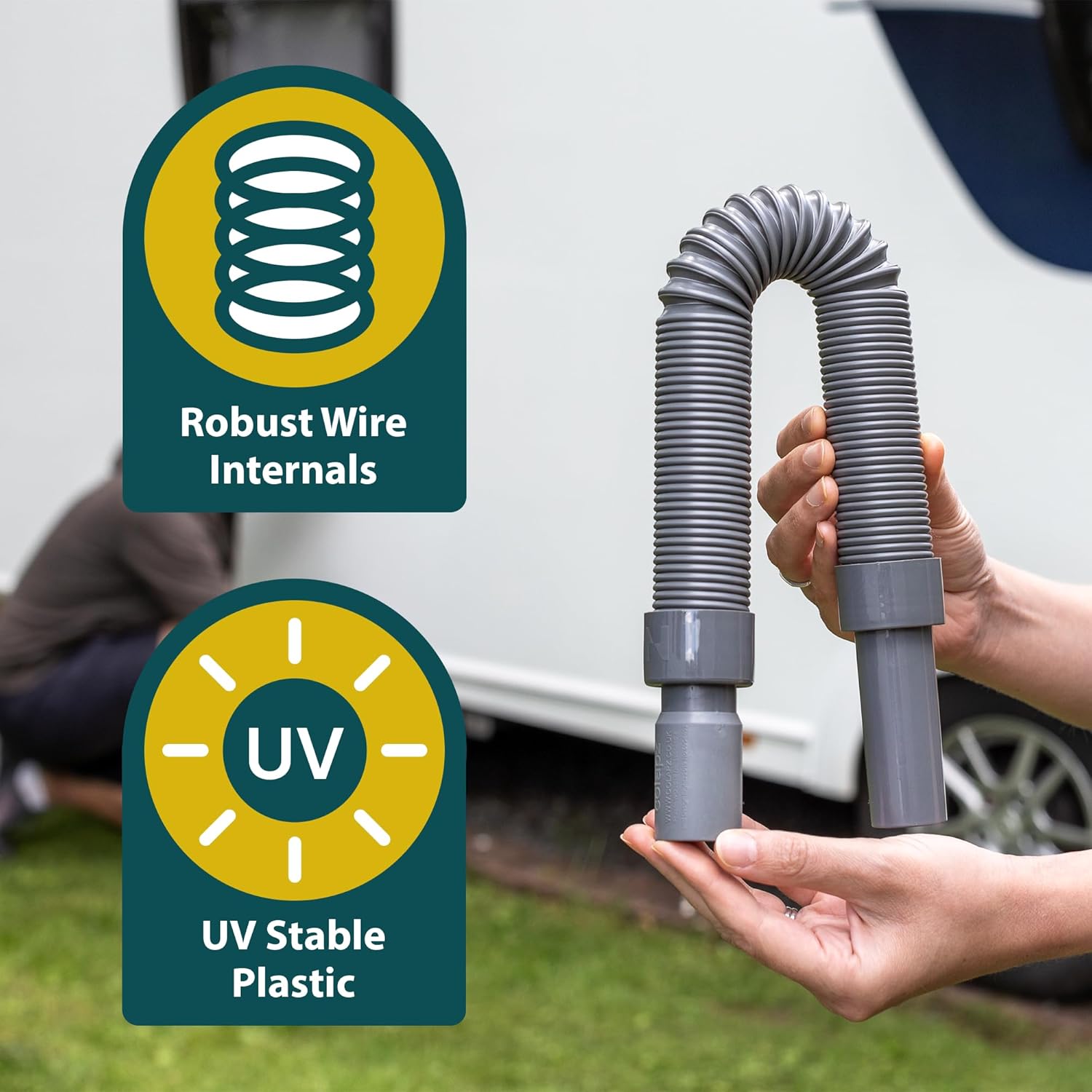 Detalle de Colapz Collapsible Waste Pipe System for Caravans and Motorhomes