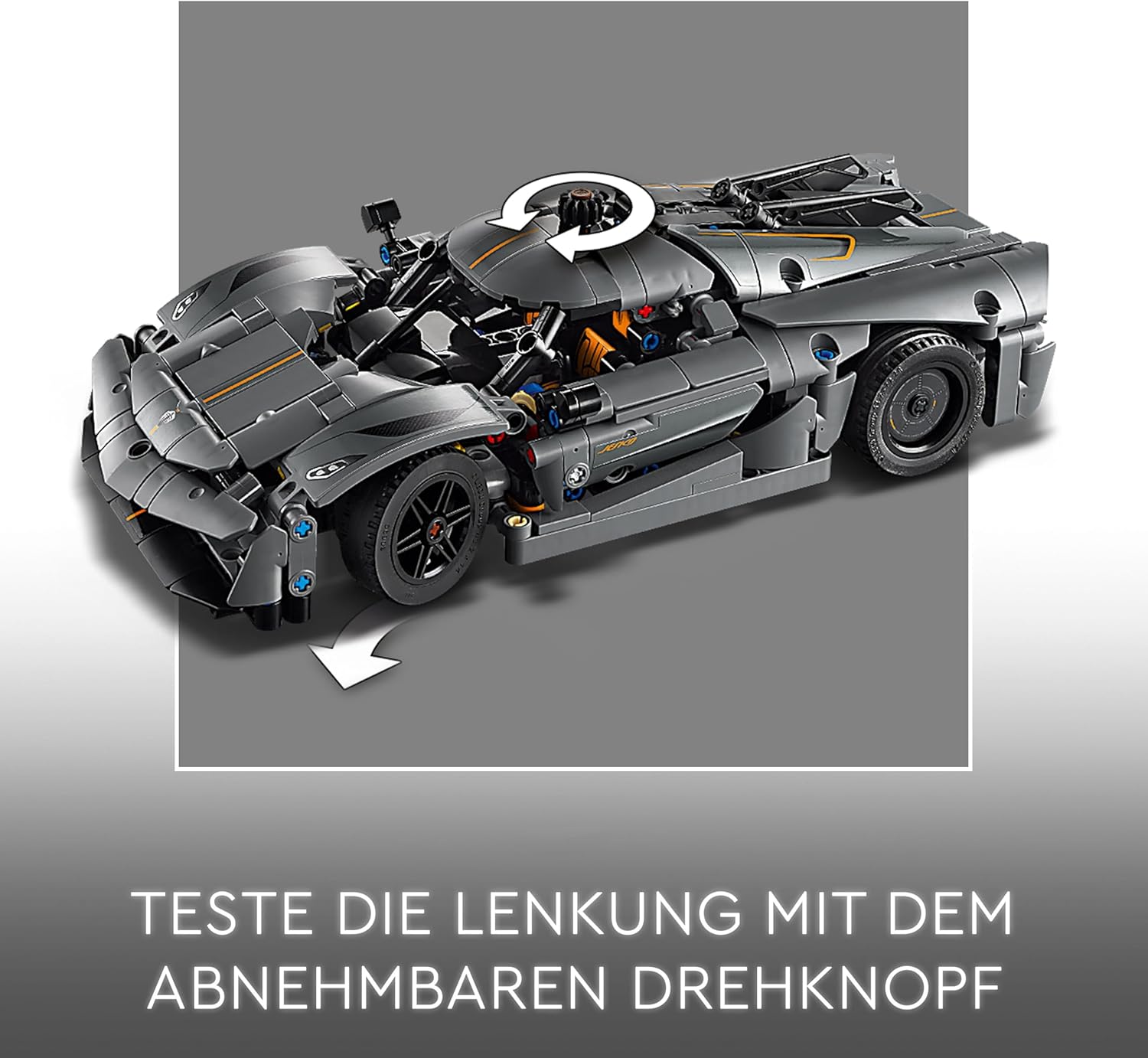 Thumbnail 3 de LEGO Technic 42173 Hypercar Koenigsegg Jesko Absolut grau