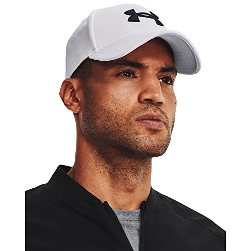 Detalle 1 de Under Armour Blitzing Low Stretch Fit Cap - White/Noir, M/L