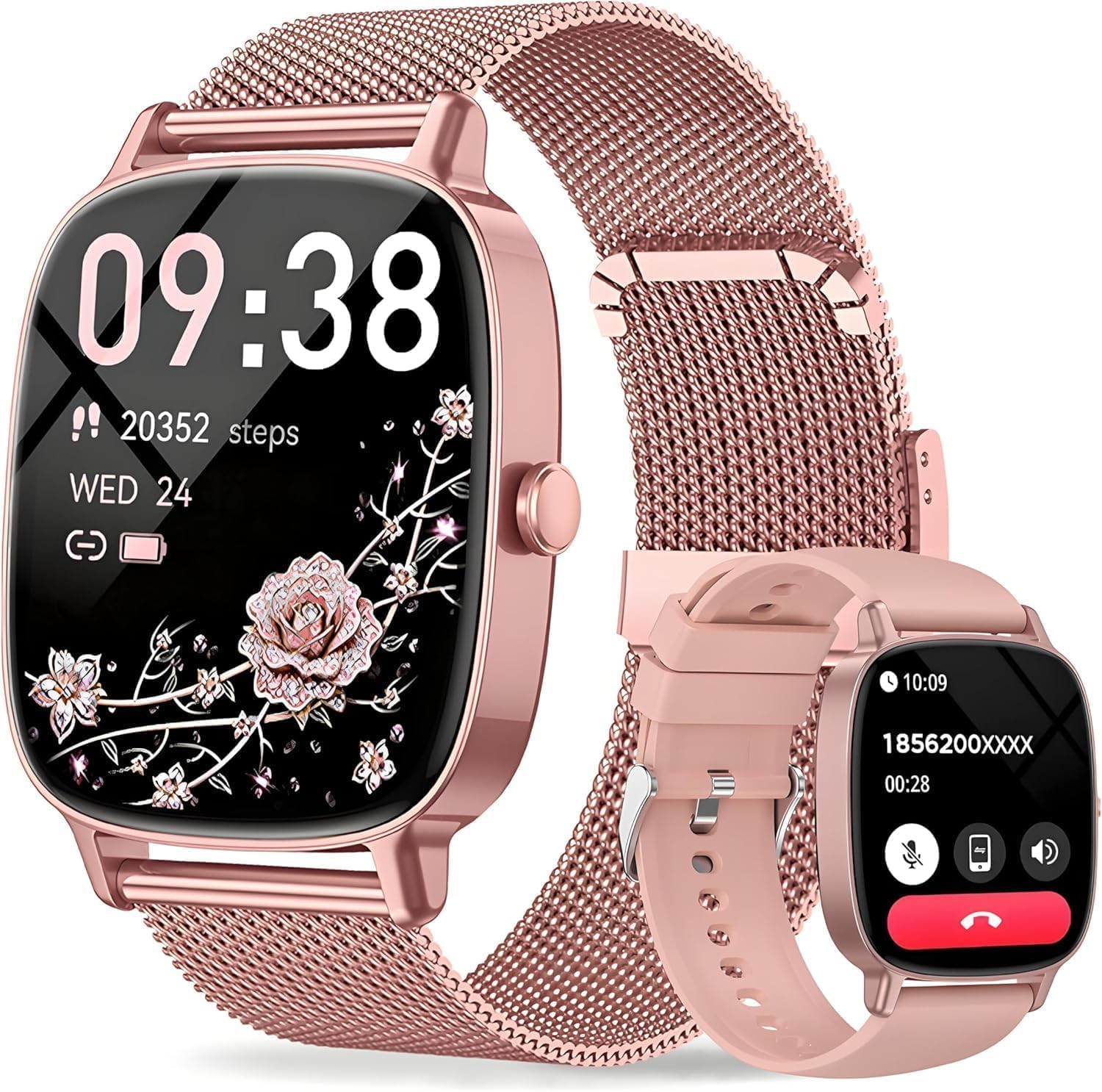 Reloj Inteligente para Mujer con llamadas Bluetooth y WhatsApp de coioc