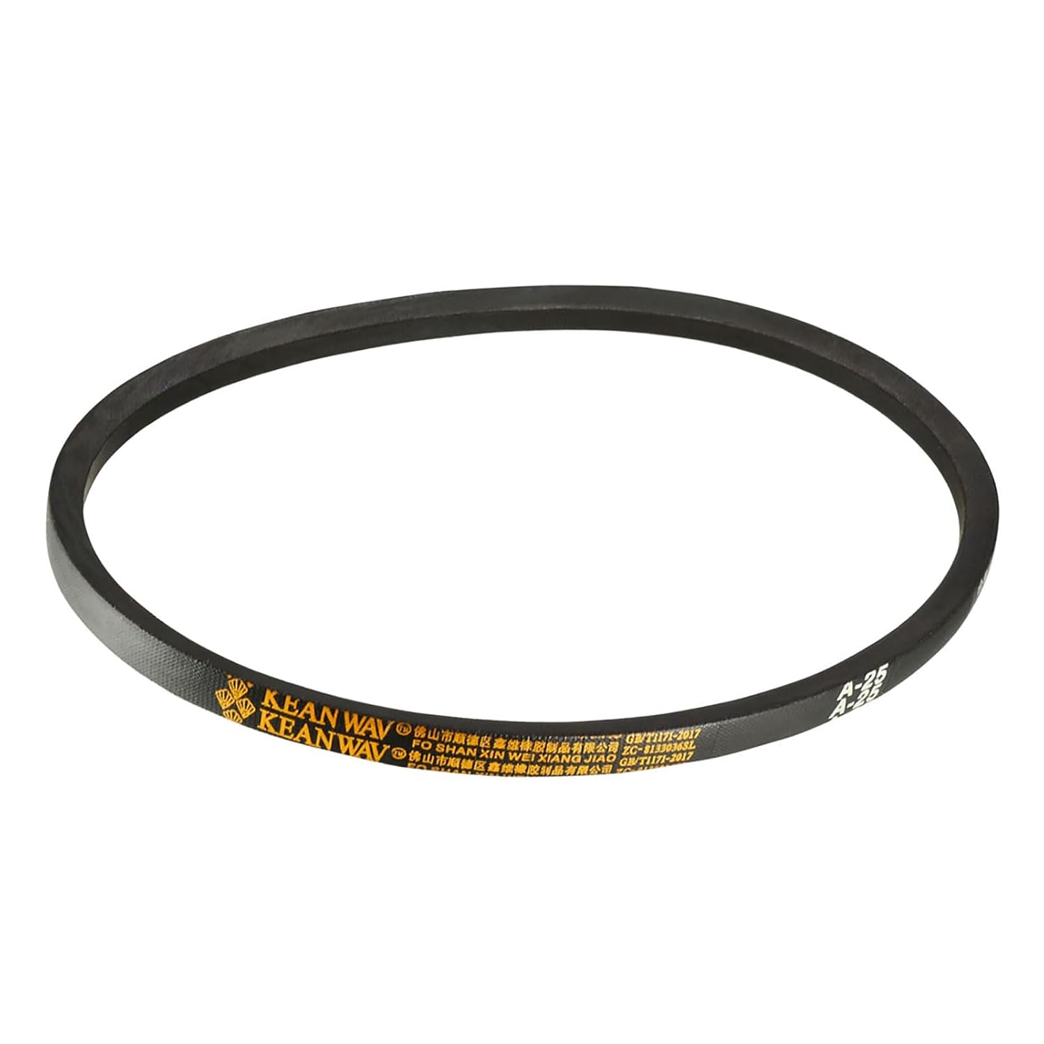 Detalle de Kozelo A-25 Drive V-Belt – 25-inch Inside Circumference, A-Section Wrapped Belt
