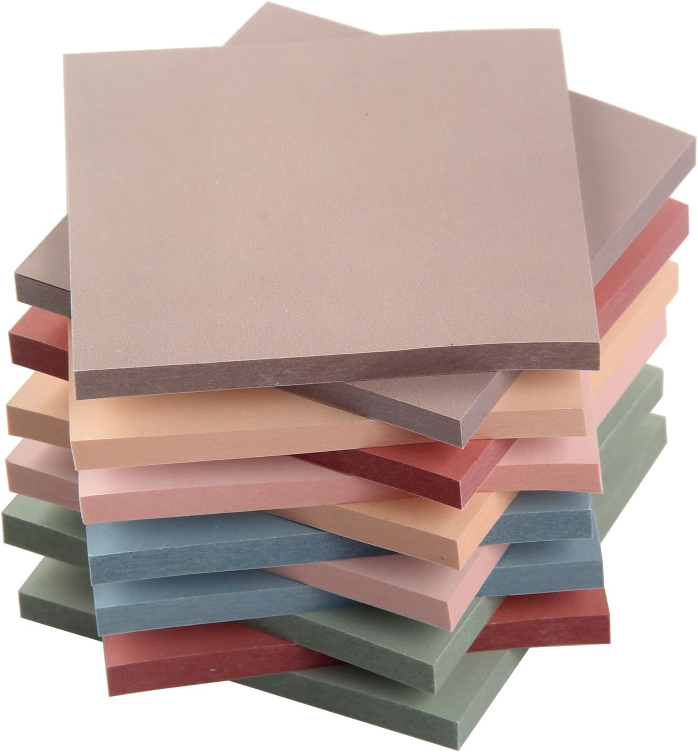 Detalle de newplenty zelfklevende notities, 76 x 76 mm, 12 blokken in zes vintagekleuren