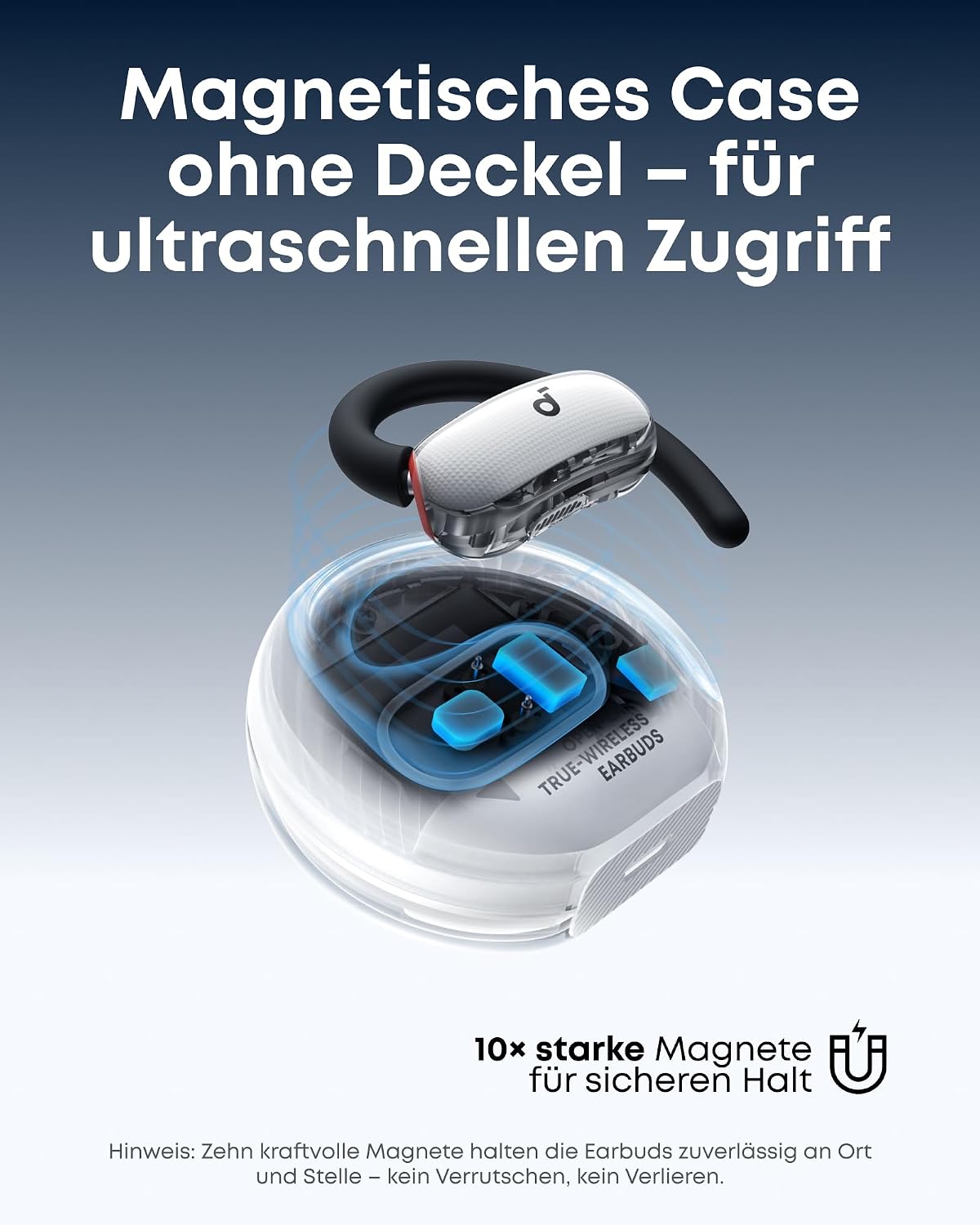 Detalle de soundcore V40i by Anker Open‑Ear Kopfhörer 21h
