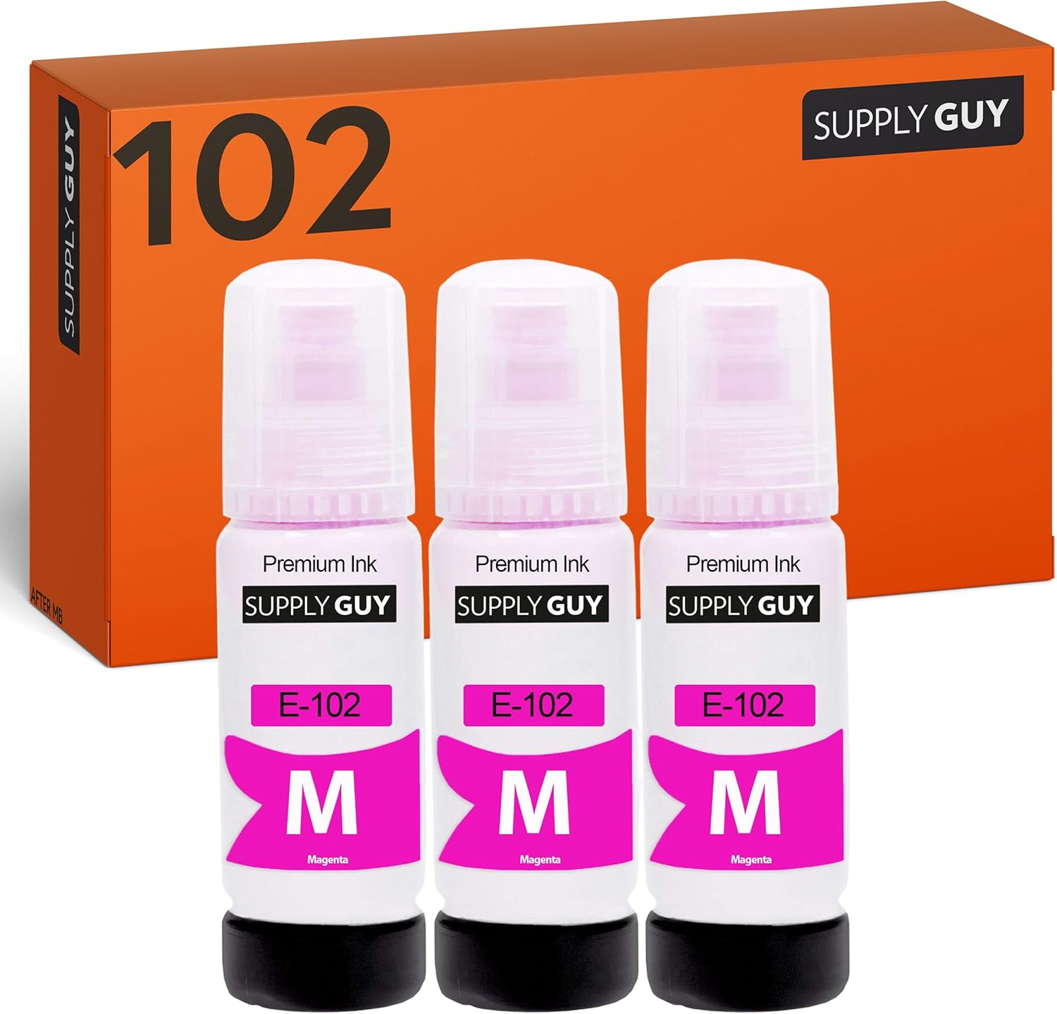 Thumbnail 5 de Supply Guy inchiostro nero pigmentato compatibile Epson 102 per EcoTank ET-4850 e ET-2850 (3 flaconi da 127 ml)