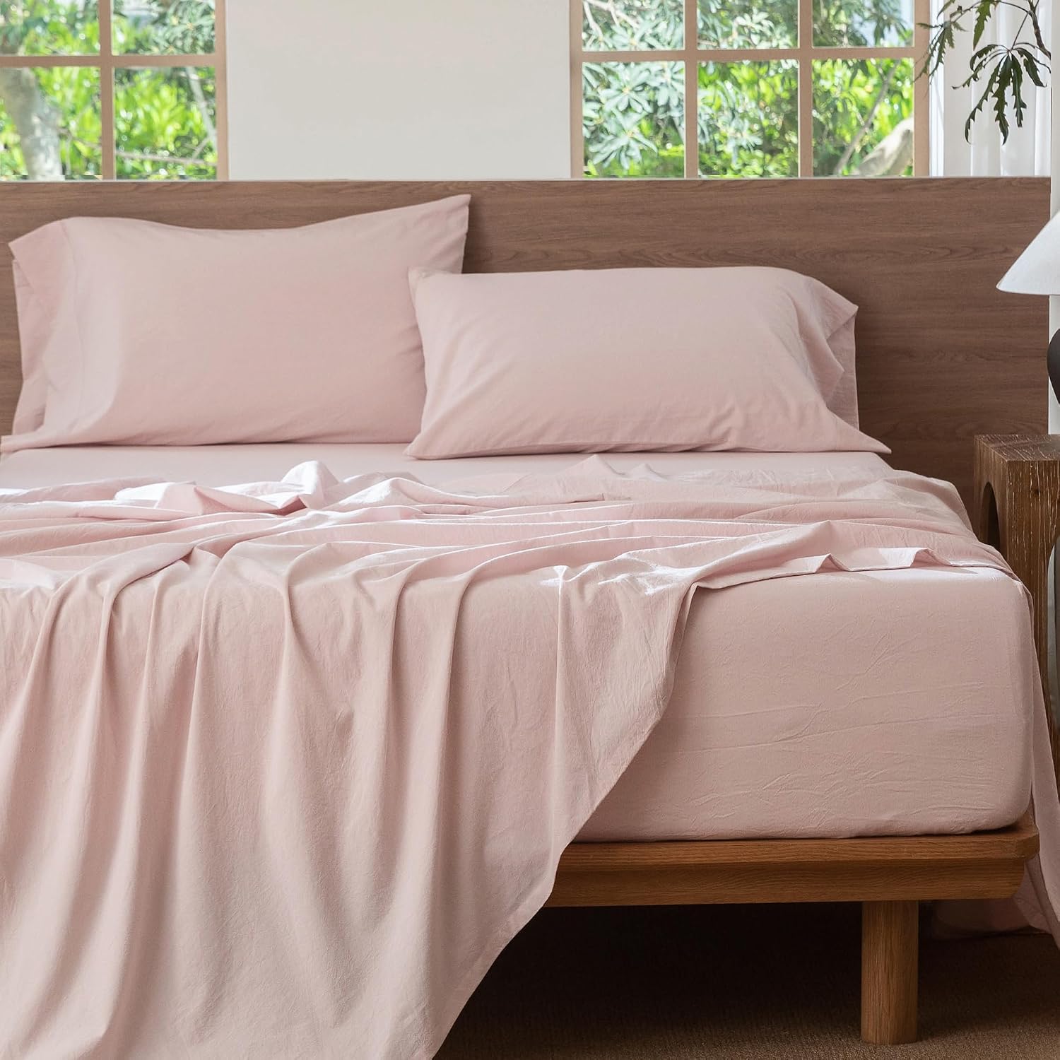 Detalle de MooMee Twin Sheet Set, 17 in Deep Pockets