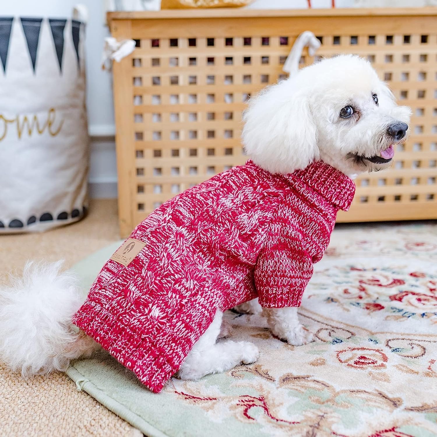 Thumbnail 5 de KOOLTAIL Turtleneck Dog Jumper Size SM