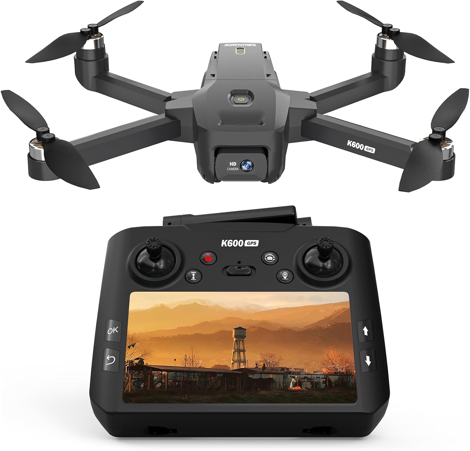 Detalle de TRINTON TECH GPS-drone met 4,5 inch HD-scherm, camera en GPS-volgfunctie