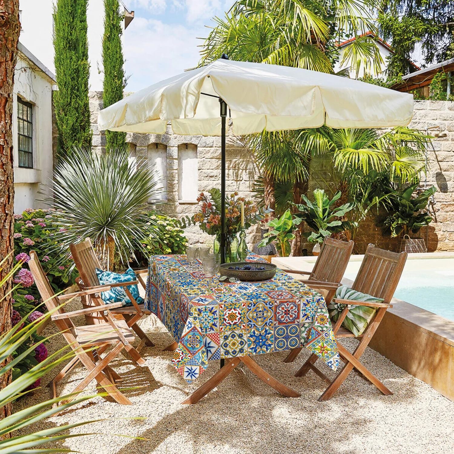 Detalle 2 de Yighty Outdoor Tablecloth 60 x 84 inches