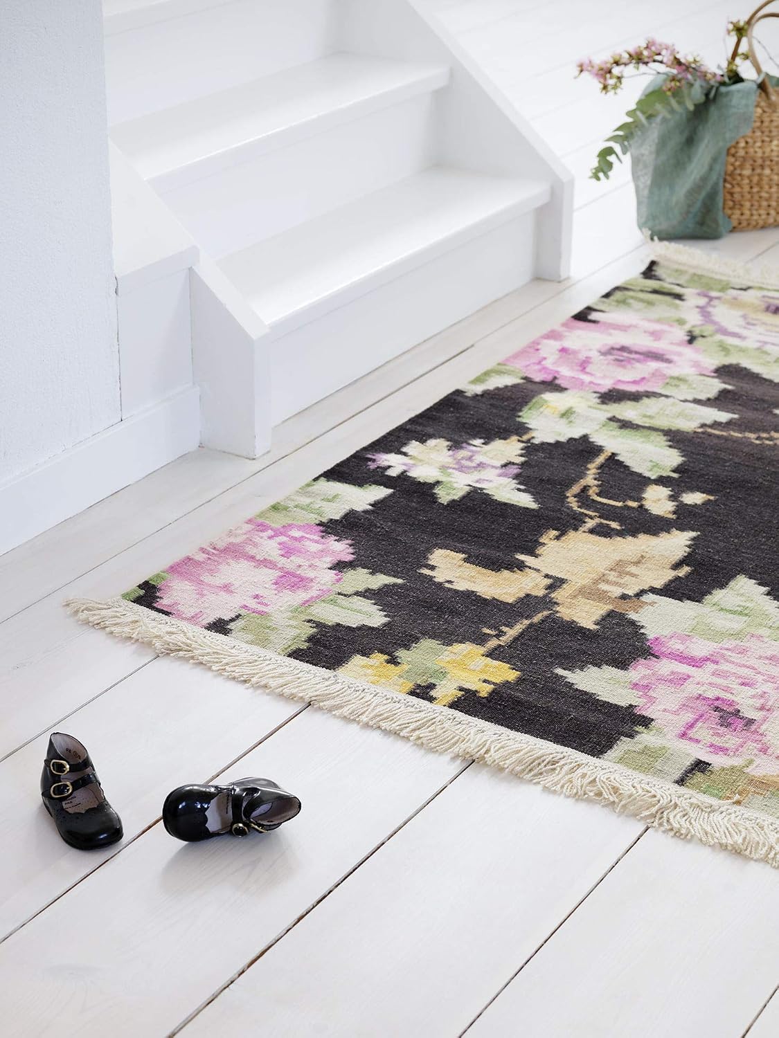 Thumbnail 6 de RugVista Handloom Flat Rug, 200 x 250 cm Black Kilim