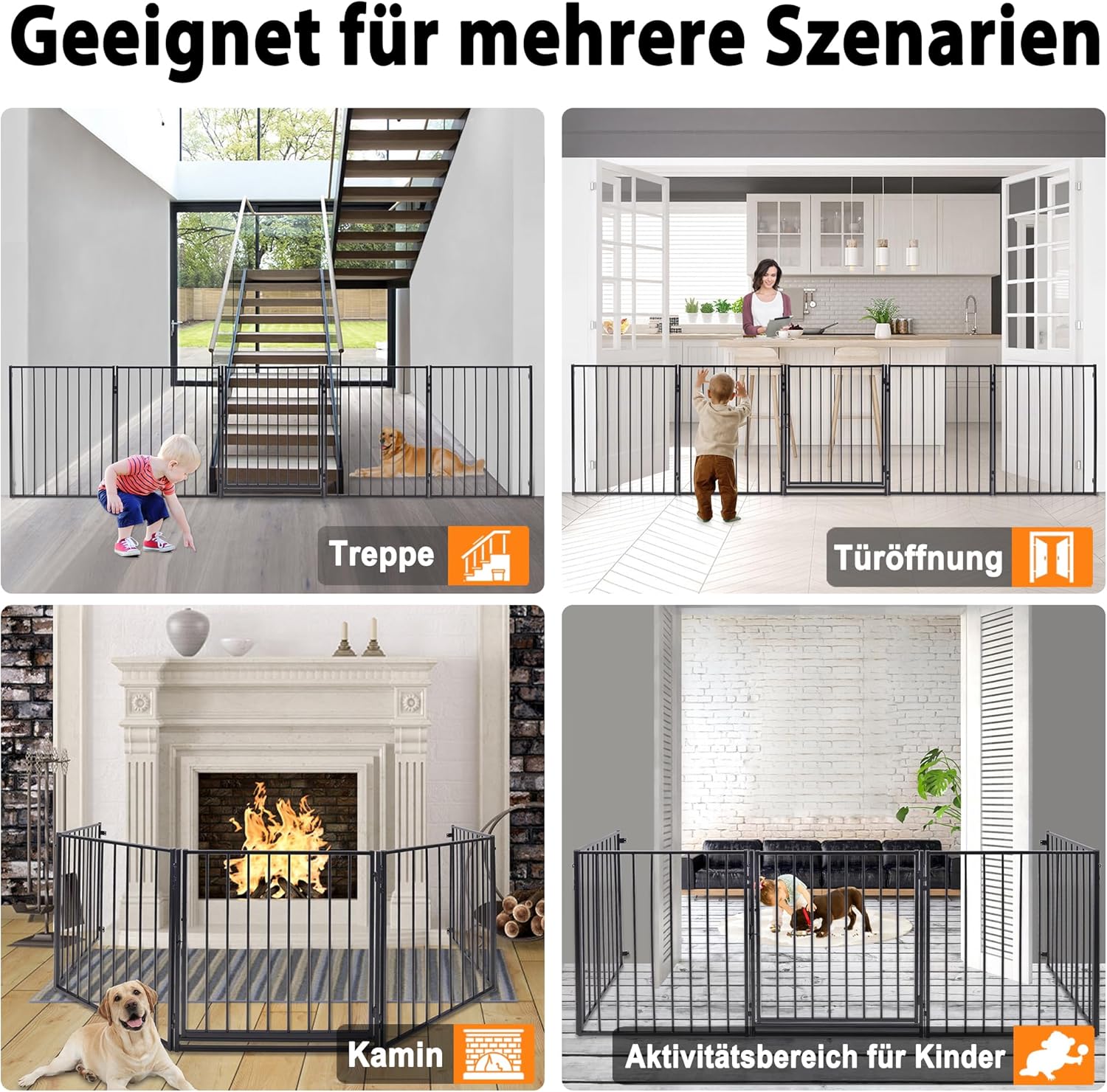 Thumbnail 6 de QEENTOE Kaminschutzgitter 305 cm 🚪