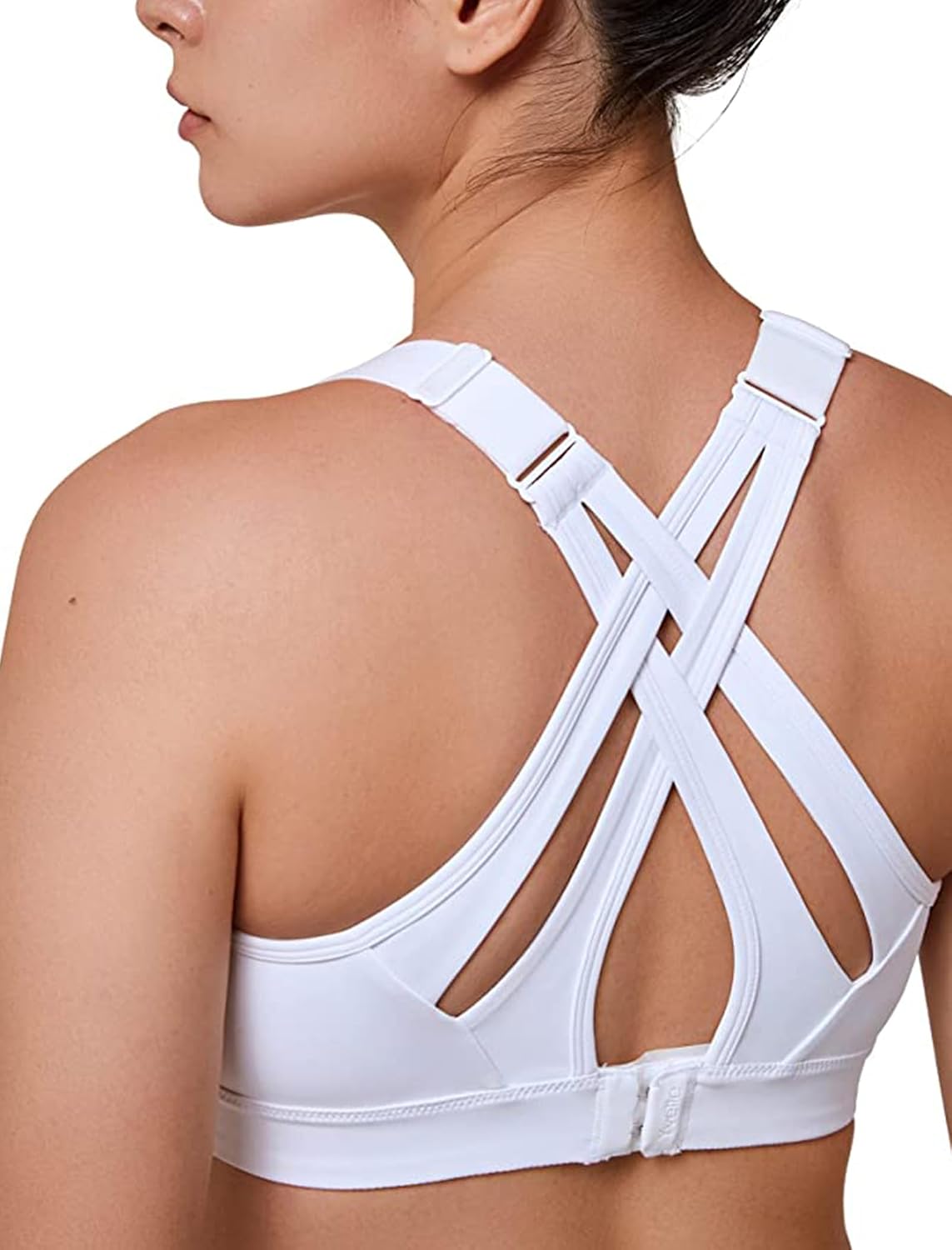 Detalle de Yvette Women's High Impact Sports Bra for Running: Ultimate Support Without Oppression
