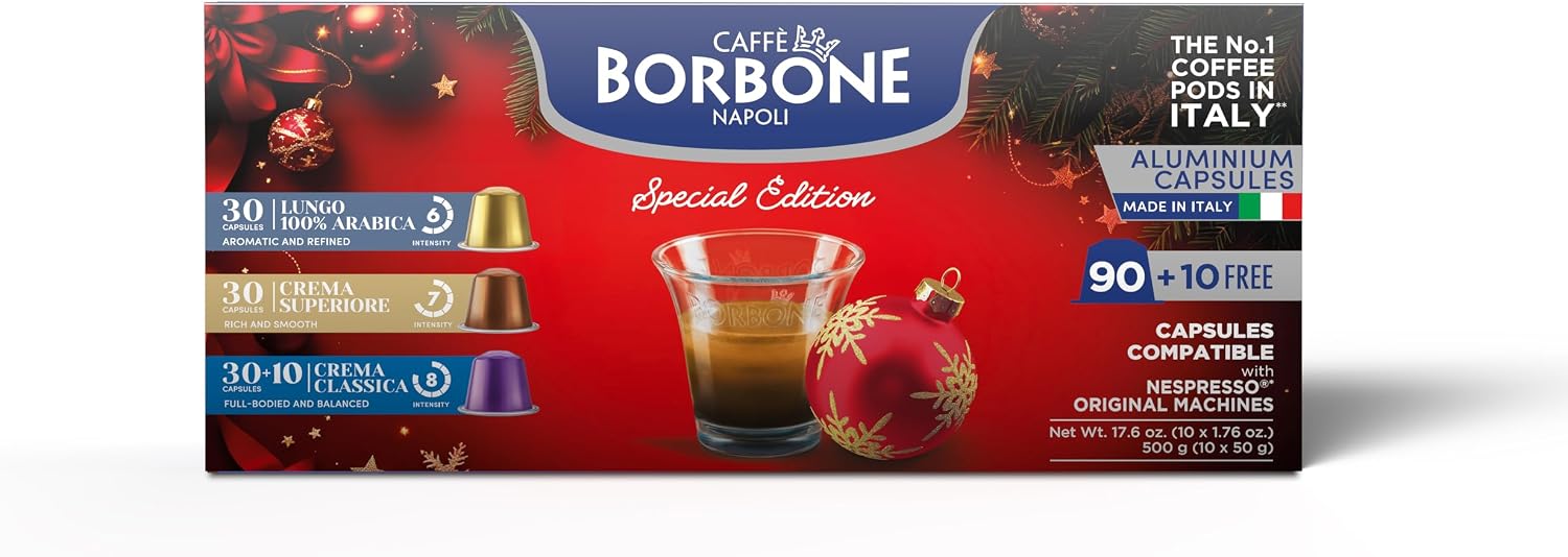 Detalle 2 de Caffè Borbone Kit Degustación 90 cápsulas de aluminio