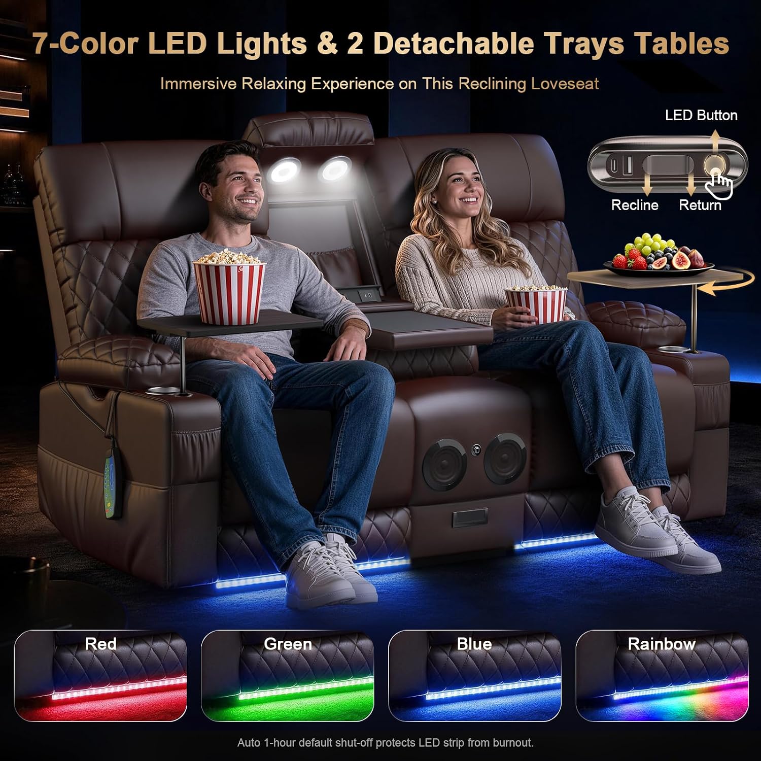 Detalle de Power Recliner Loveseat