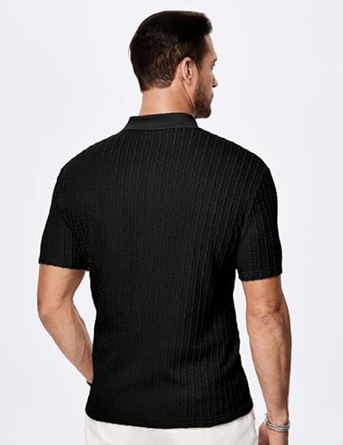 Thumbnail 1 de Elegancity Herren Poloshirt Kurzarm Einfarbig Strick – Regular Fit, S–3XL