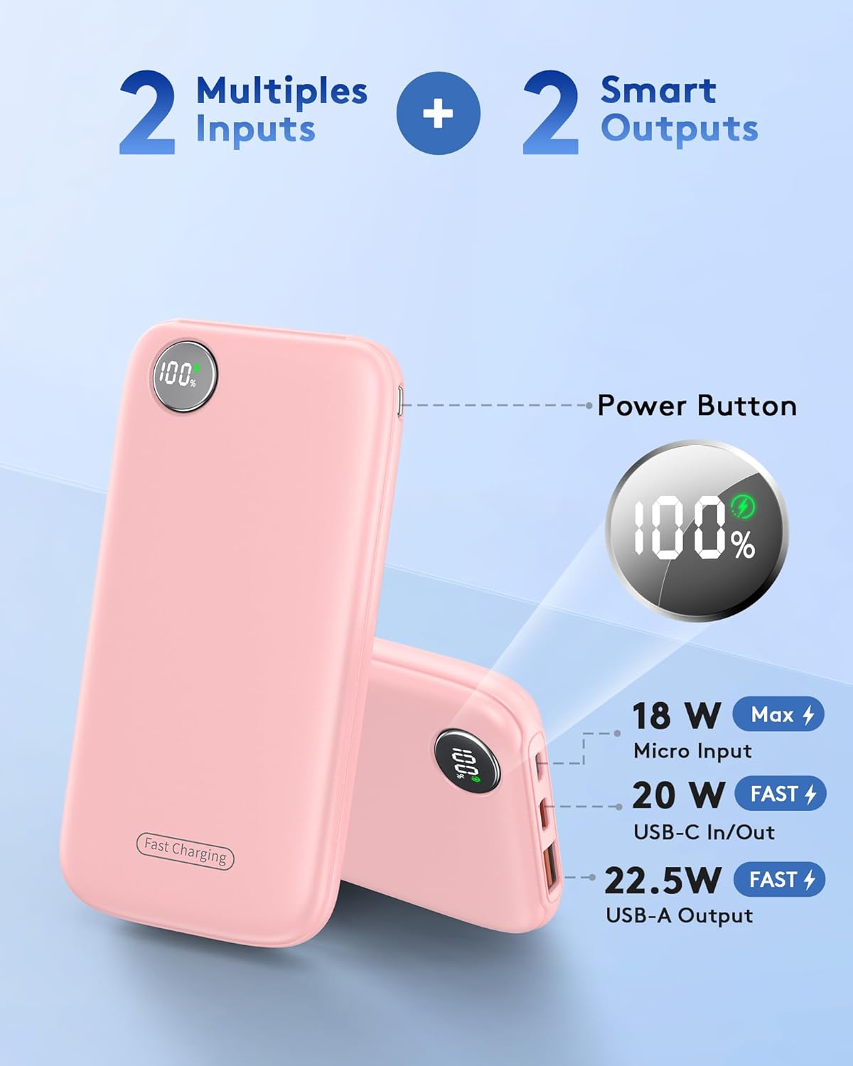 Thumbnail 2 de 0601 Power Bank 🔋 10000mAh USB-C Alta Velocidad