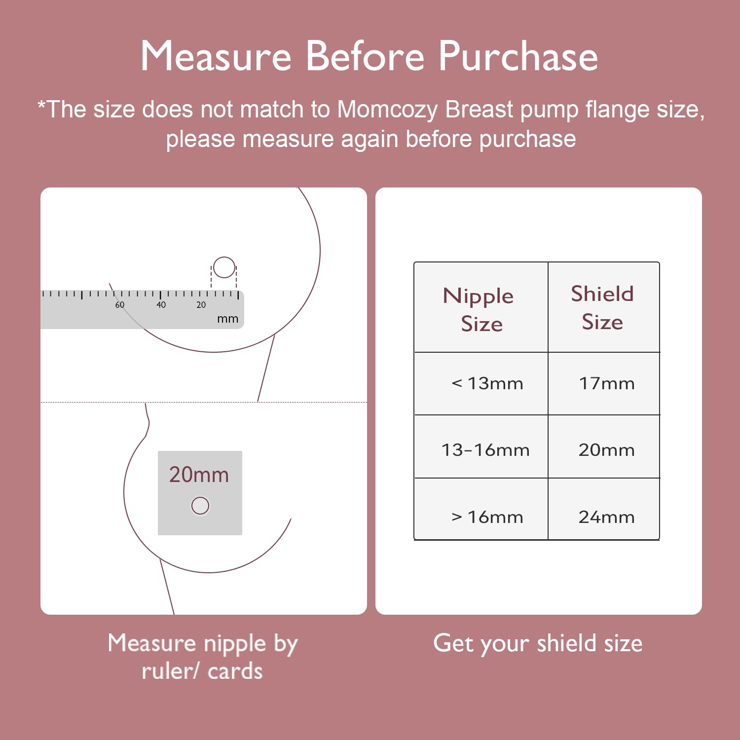 Detalle de Momcozy 17mm Ultra-Thin Nipple Shields, Food-Grade Silicone with Carry Case