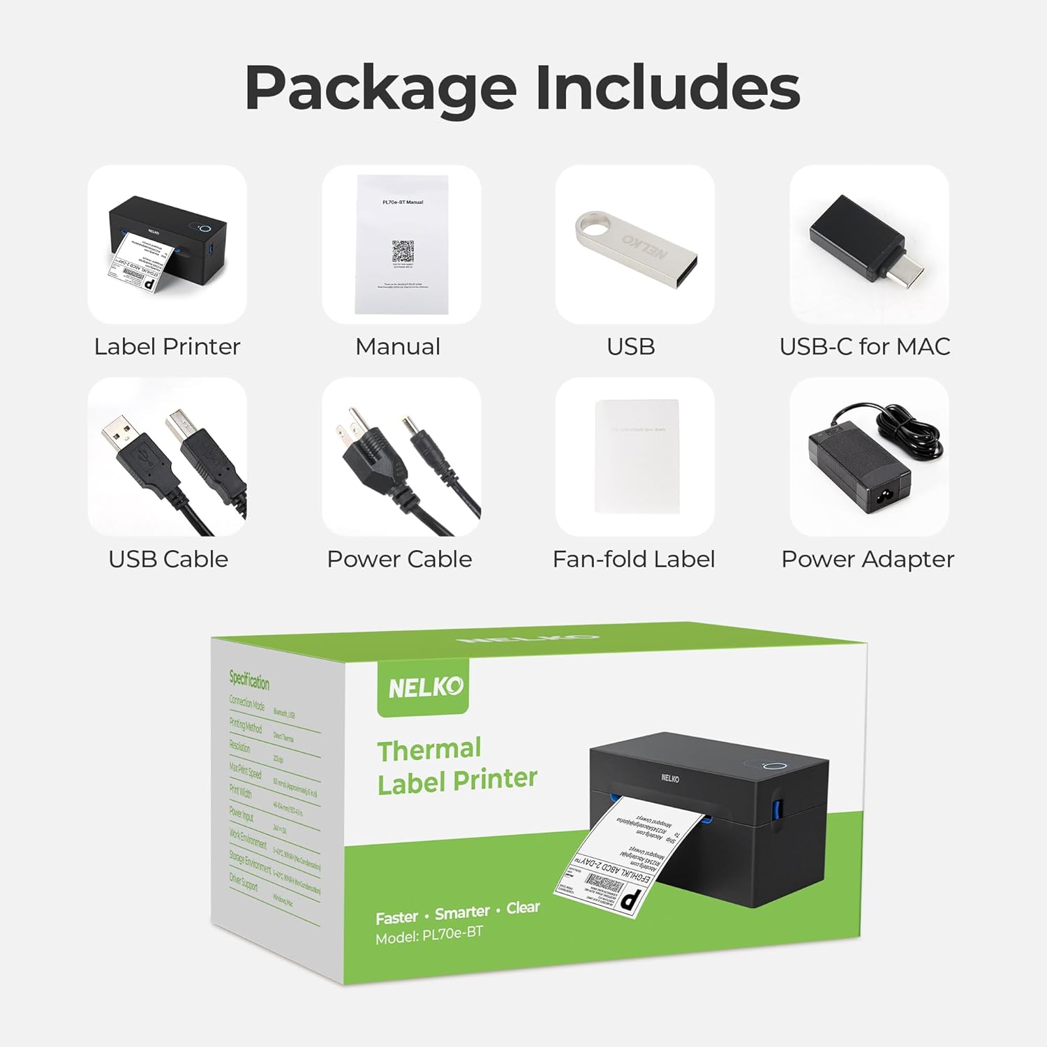 Thumbnail 5 de Nelko Bluetooth Thermal Label Printer 📨