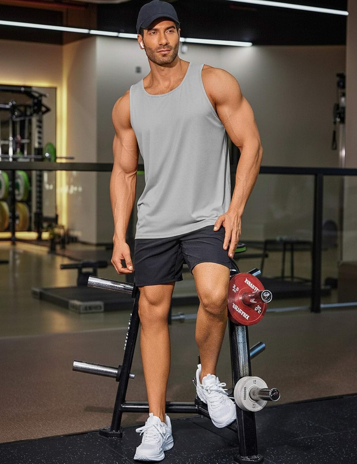 Thumbnail 2 de PINSPARK Men's Tank Tops UPF 50+ Quick Dry Sleeveless Athletic Shirt