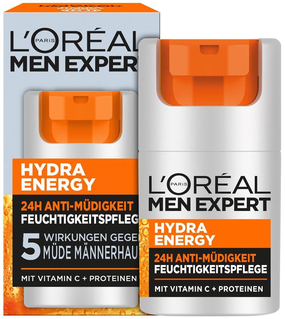 Detalle 2 de L'Oréal Men Expert Hydra Energy Geschenkset – Waschgel & Feuchtigkeitspflege gegen müde Haut