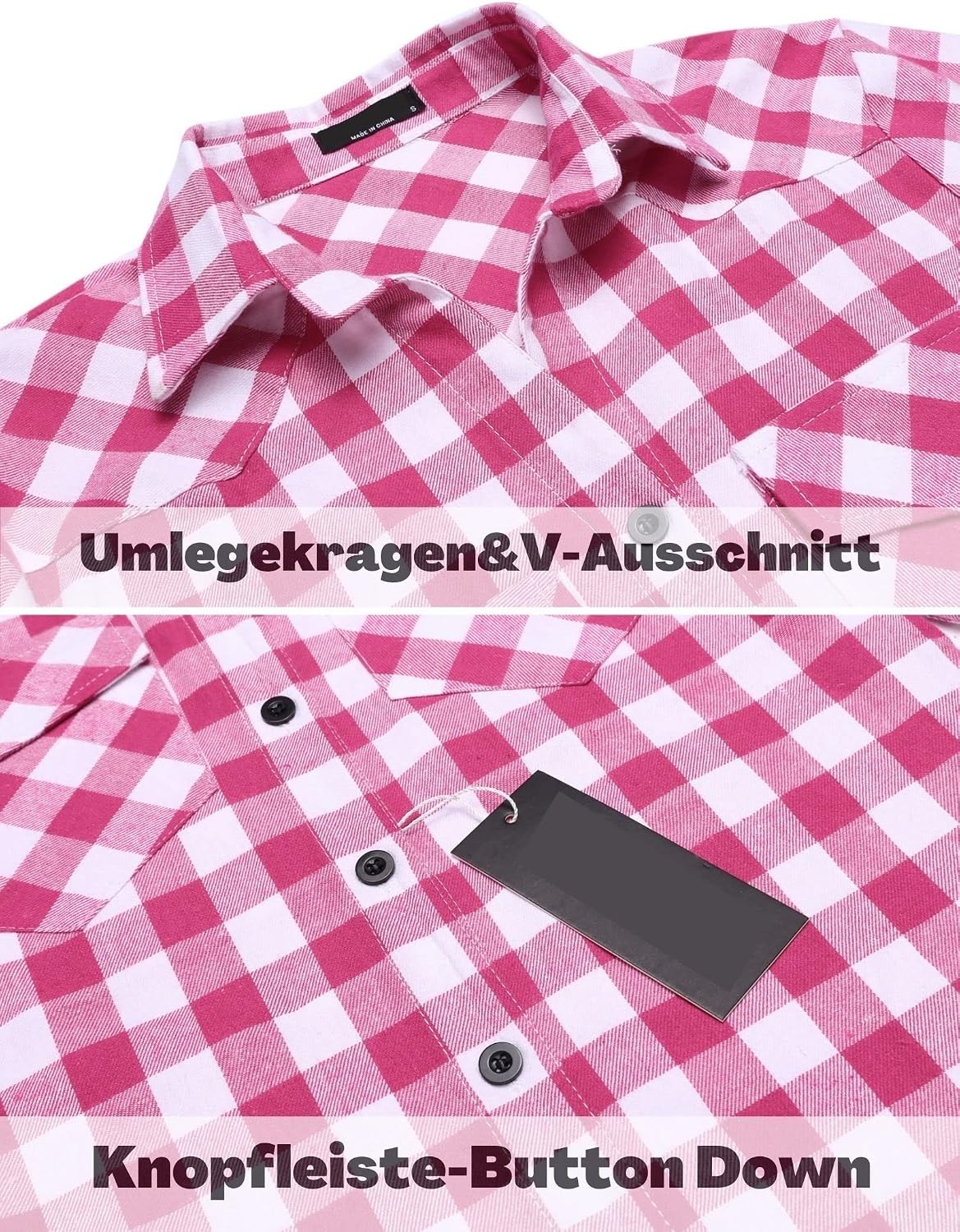 Detalle 2 de UNibelle Camicia a quadri S-XXL