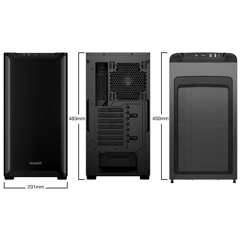 Detalle 2 de be quiet! PURE BASE 501 Black ATX