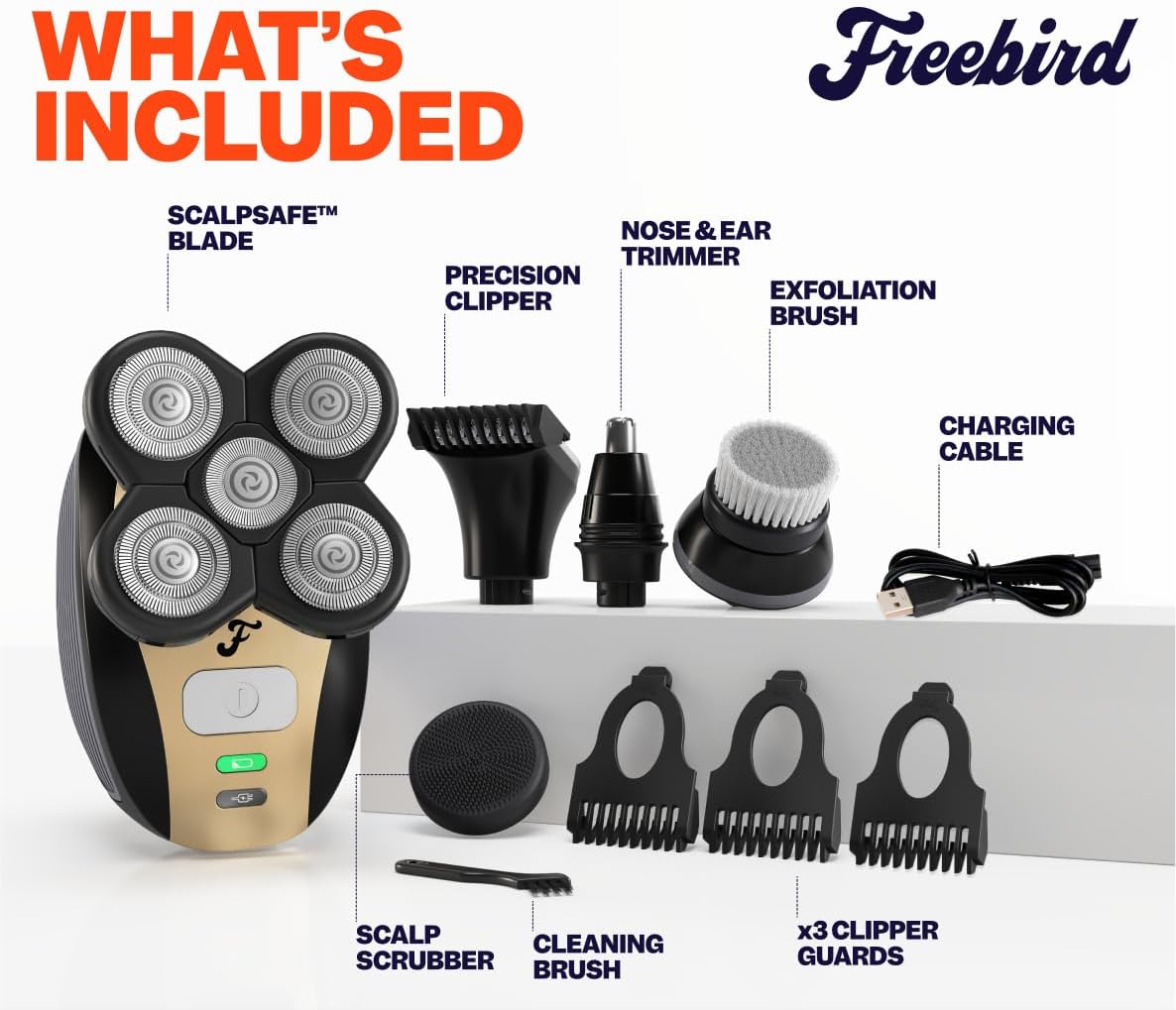 Thumbnail 2 de Freebird FlexSeries cordless head & body shaver