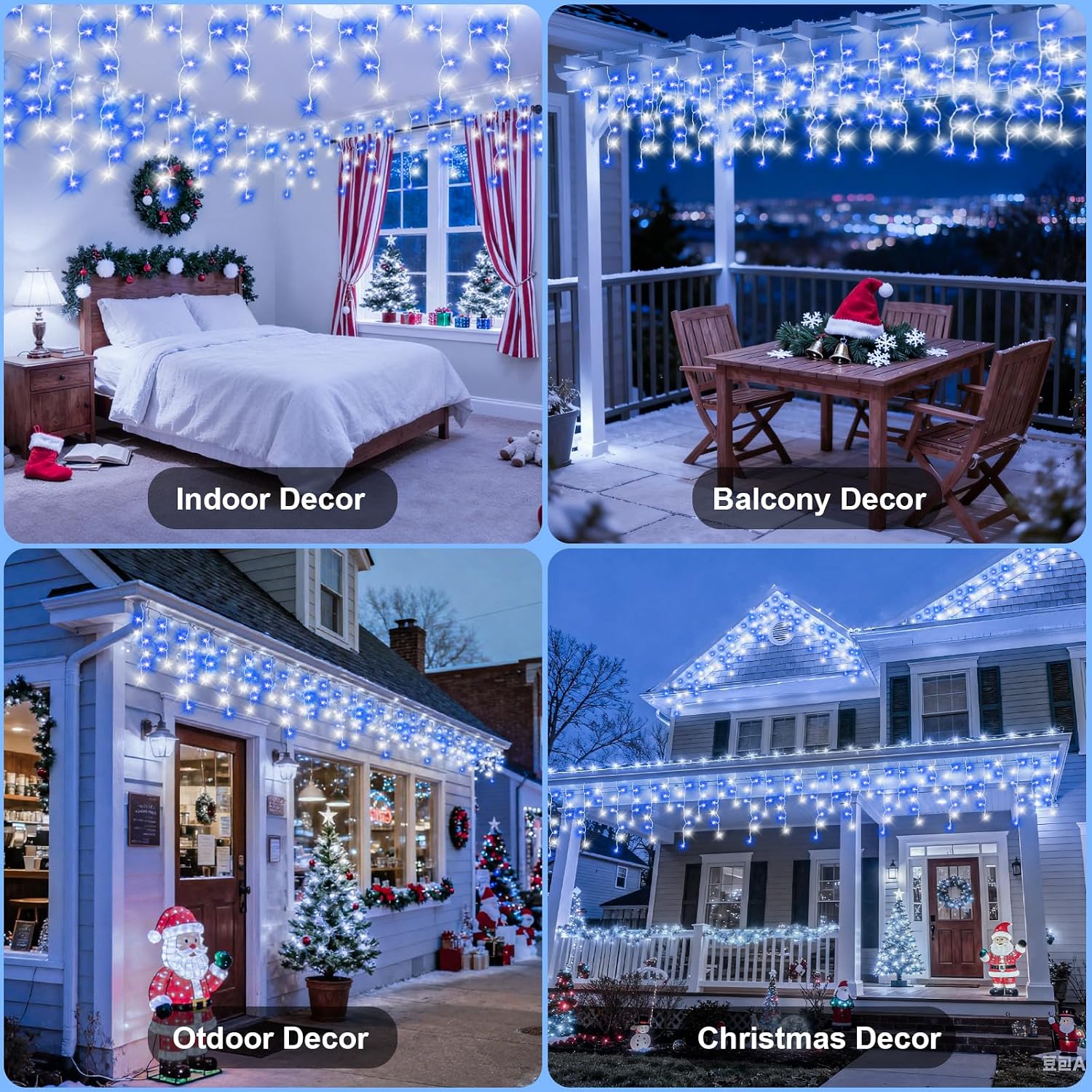 Thumbnail 6 de cshare Icicle Lights Outdoor 20M 480 LEDs
