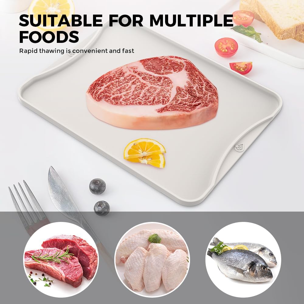 Thumbnail 4 de Aluminum Alloy Defrosting Tray Rapid Thawing Plate 🍽