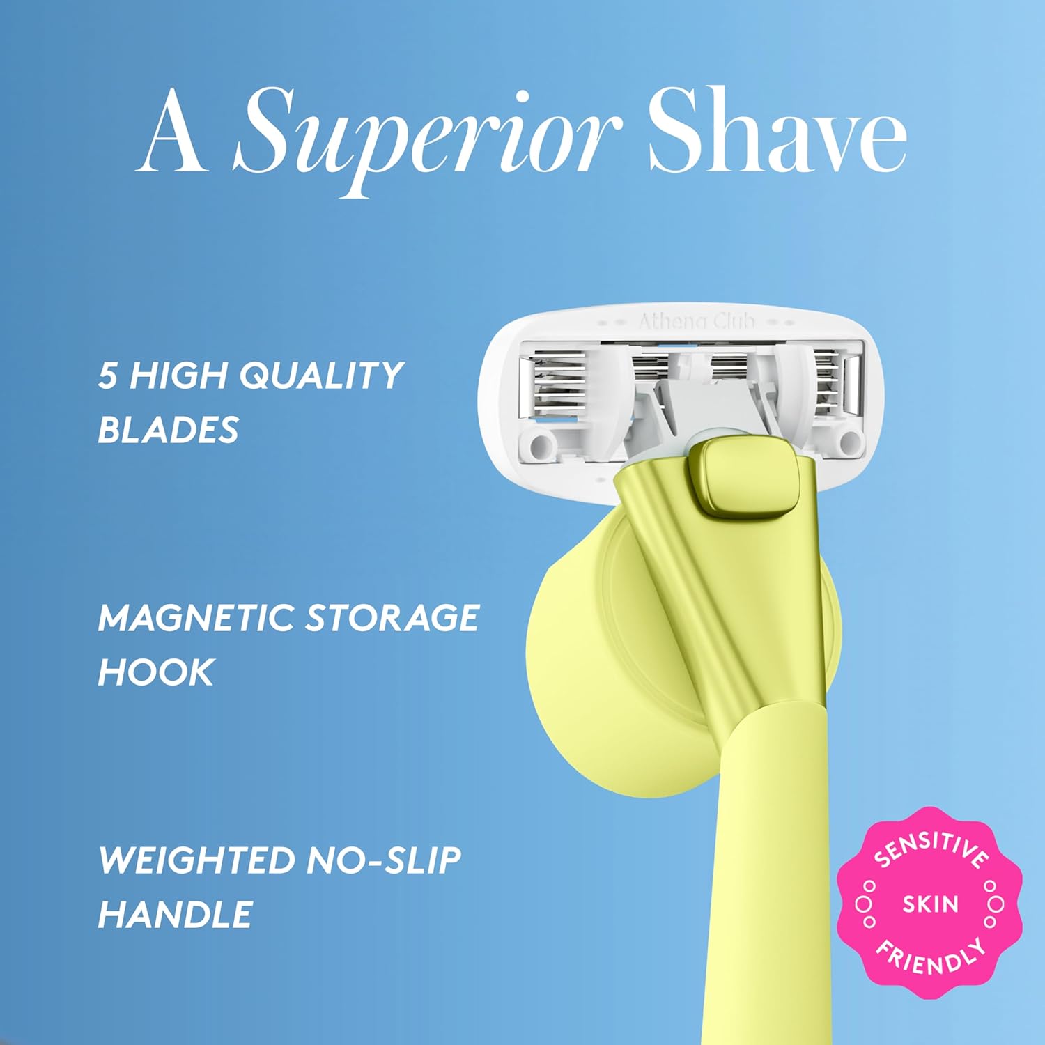 Detalle 2 de Athena Club Women’s Razor Kit 5-Blade Cartridge Razor