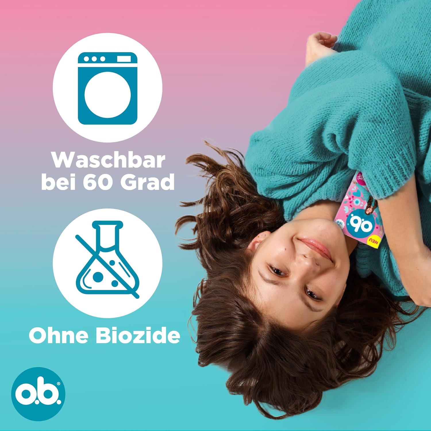 Thumbnail 4 de o.b. Teens Periodenslip 152-164 (3x S Slip) – wiederverwendbare Periodenunterwäsche für starke Menstruation