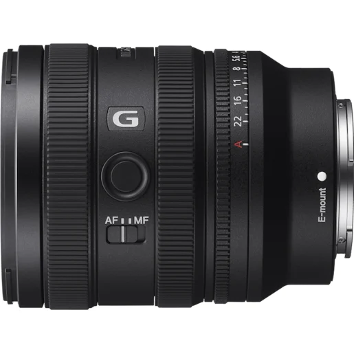 Detalle de Sony SEL2450G.SYX 24-50mm F2.8-4 G: objetivo compacto y versátil para Sony E