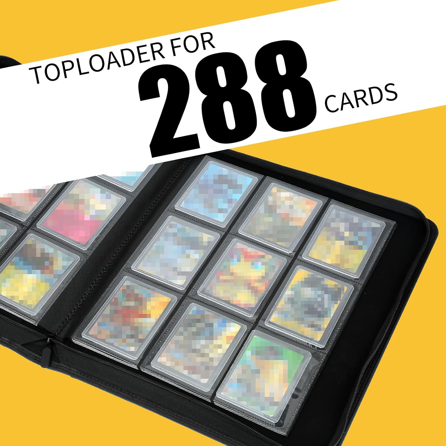 Detalle de Toploader Storage Binder 9 Pocket Ringless Side Loading – 288 Card Capacity