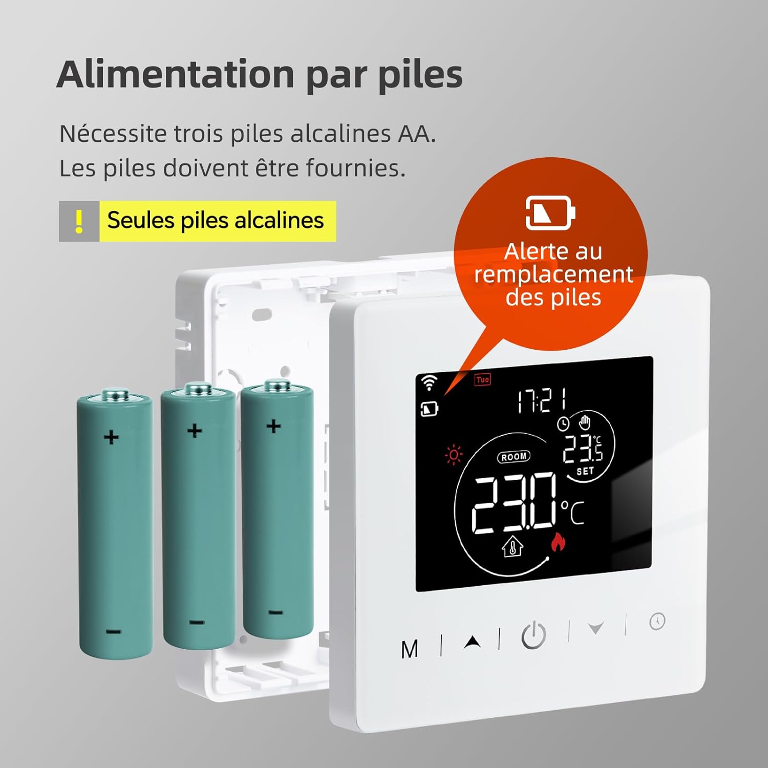 Detalle de Thermostat connecté 3A 🌡