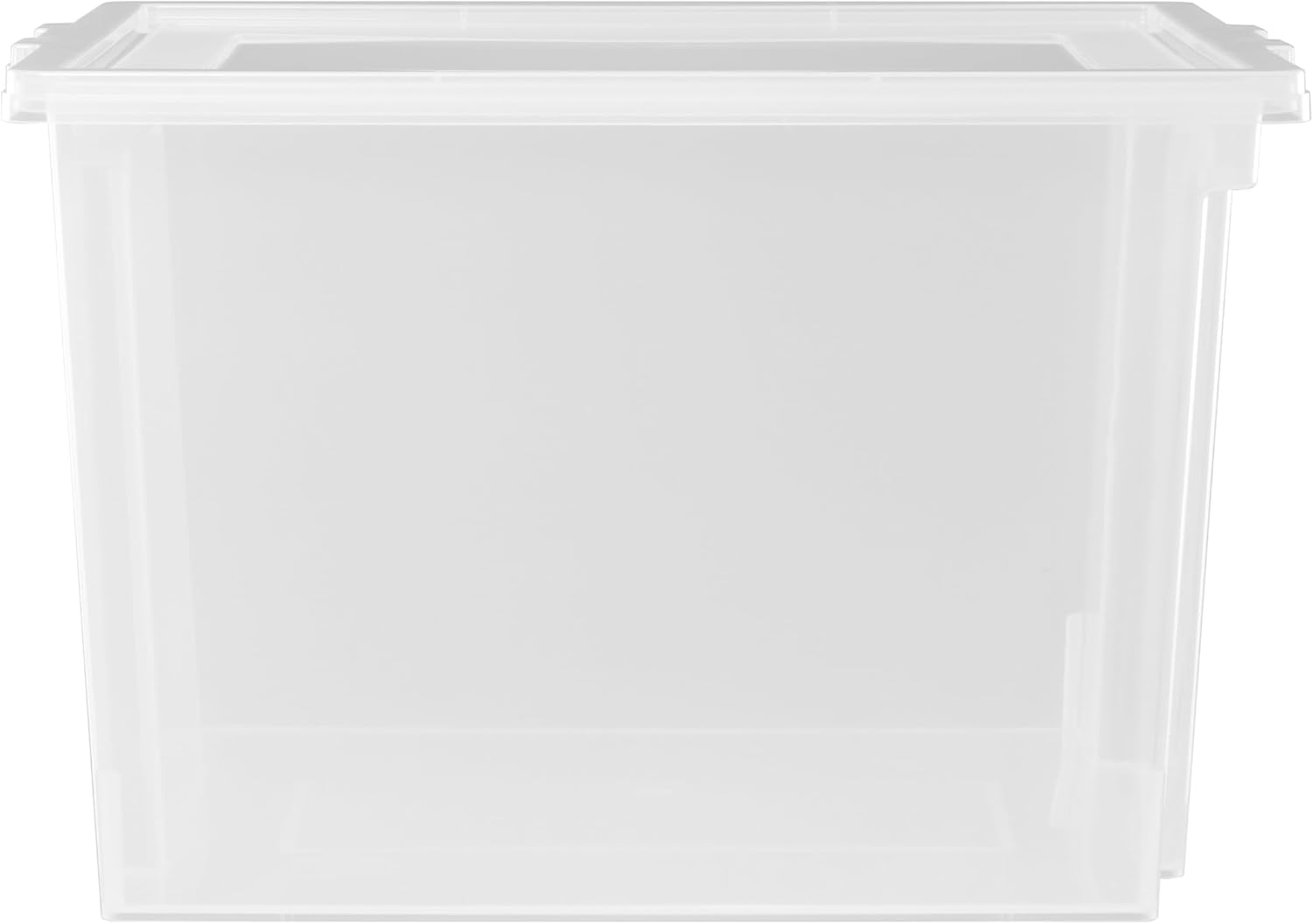 Thumbnail 3 de Iris Ohyama stapelbare Aufbewahrungsboxen (6er-Set) mit Deckel, 30 L – transparent, mit Clips und Griff