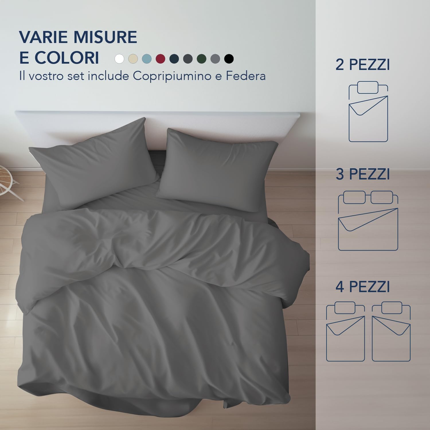 Detalle 2 de Dreamzie copripiumino singolo 135x200