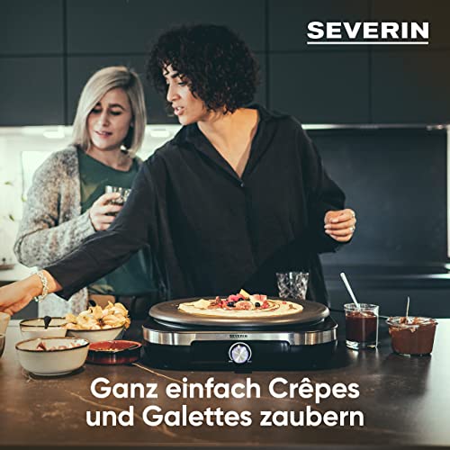 Detalle de SEVERIN Crêpes Maker CM 2199 – XXL‑Pfanne für süße Crêpes und herzhafte Galettes