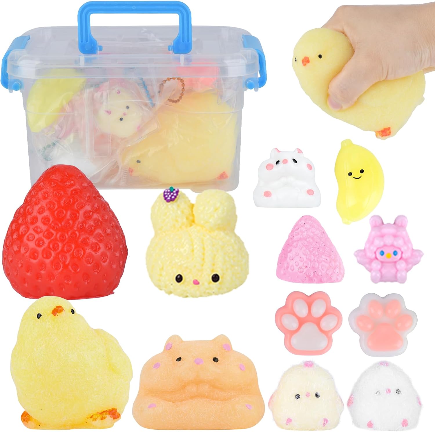 Detalle de Tedmax ST-004 12-Piece Soft Slow-Rising TPR Sensory Toy Set