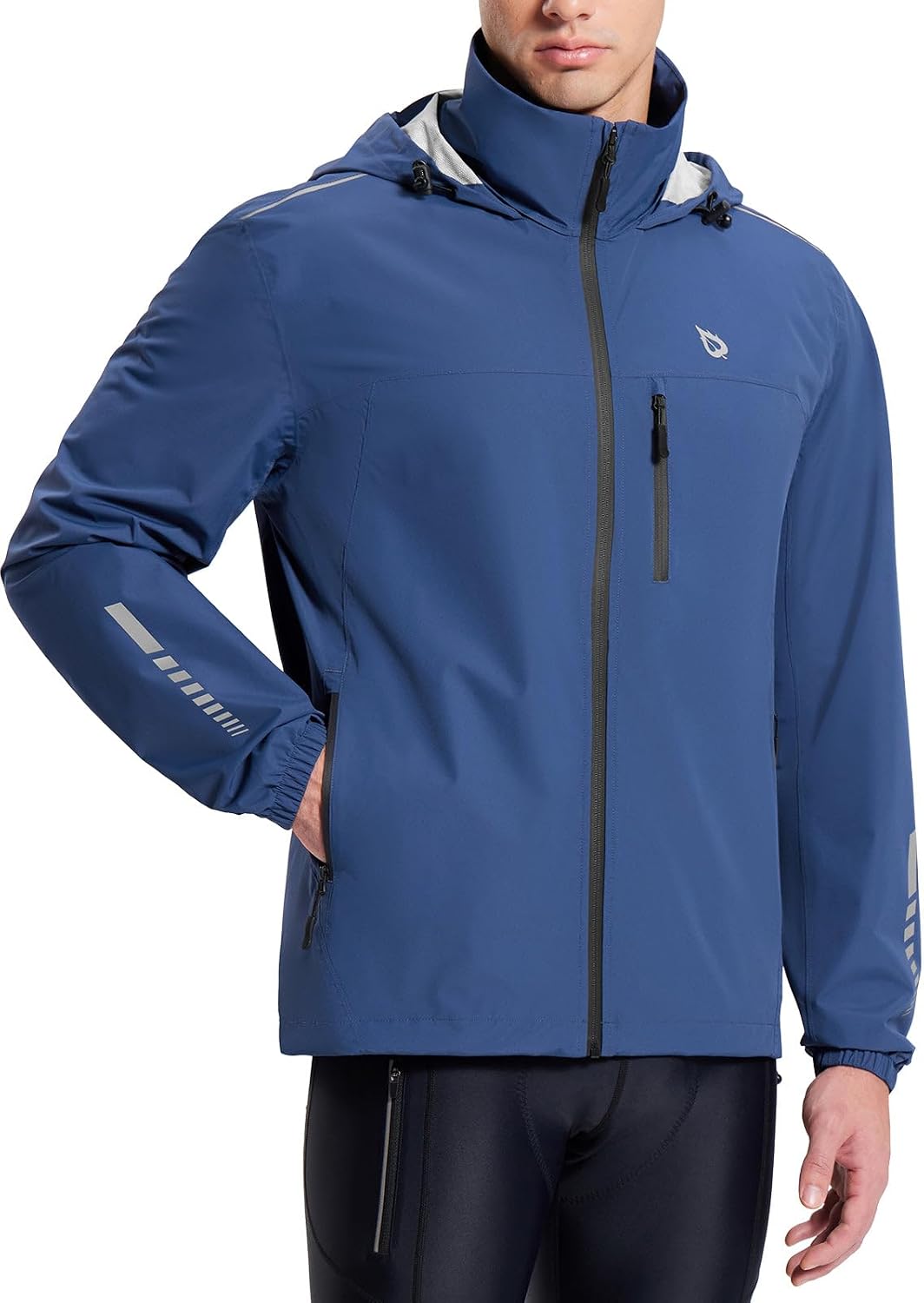 Thumbnail 6 de baleaf Men's Rain Jacket Waterproof Packable Hooded