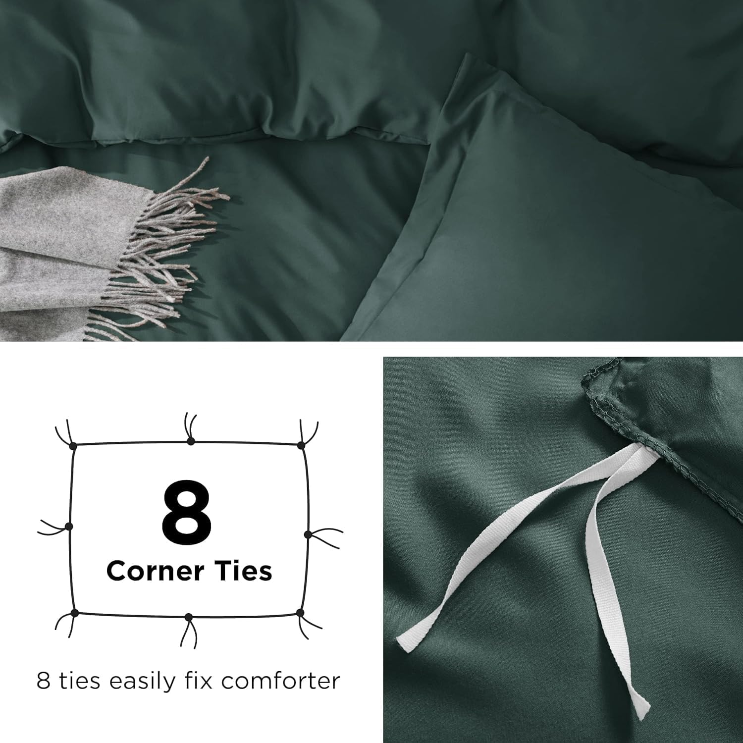 Thumbnail 6 de Bedsure Duvet Cover, 68" x 90