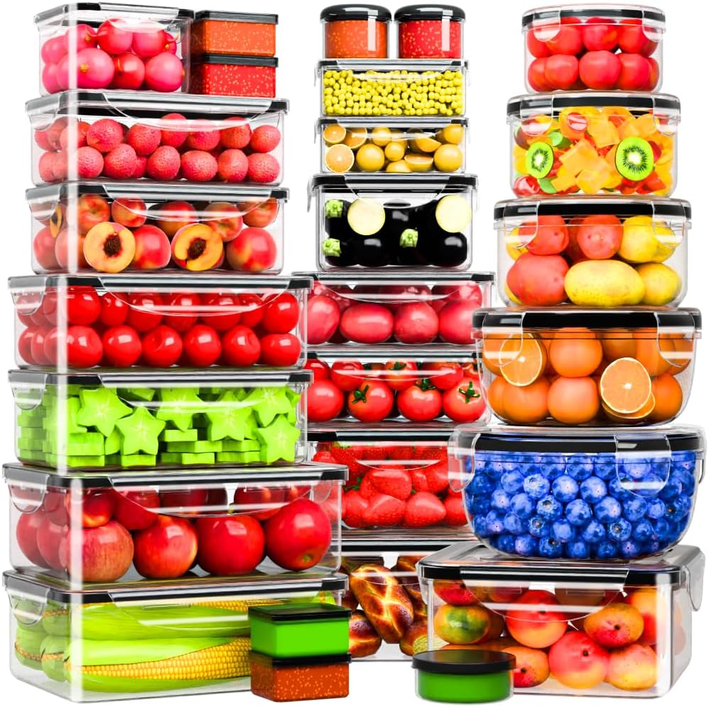 Detalle de Panxenaulos 54-Piece Airtight Food Storage Set 51 oz