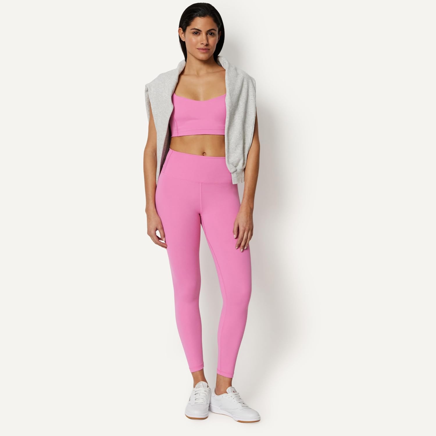 Detalle de Amazon Essentials FormFlex High-Rise 7/8 Yoga Legging - Buttery Soft, UK 25” Inseam