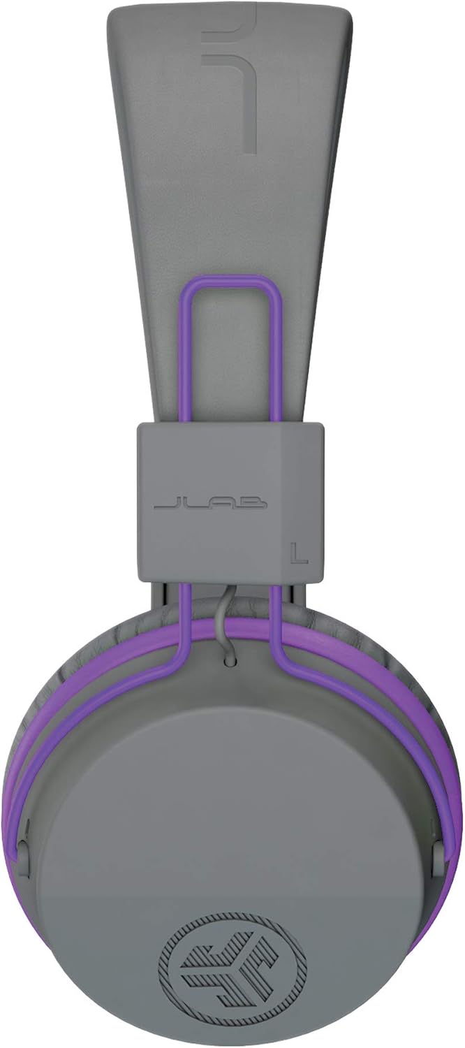 Thumbnail 1 de JLab JBuddies cuffie Bluetooth per bambini over-ear senza filo con limitatore volume, microfono e batteria fino a 24 ore – Viola