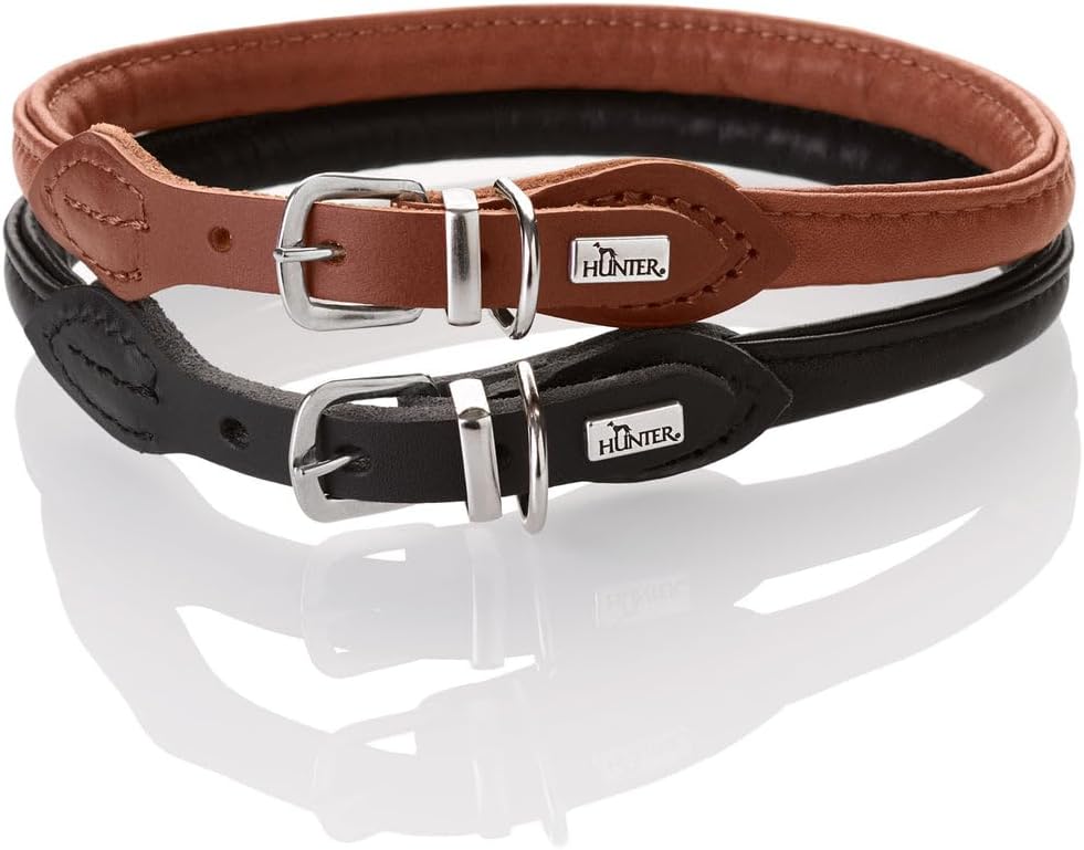 Thumbnail 5 de HUNTER Hundehalsband Round & Soft Canadian UP Cognac