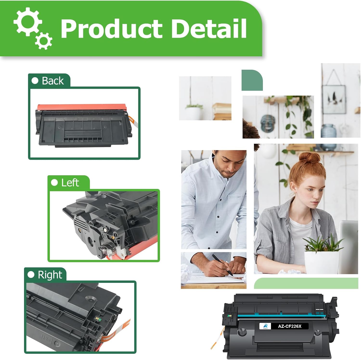 Detalle 1 de Aztech Compatible Toner Cartridge 26X
